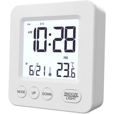 Radio réveil de voyage EBRV1 Blanc ESSENTIEL B