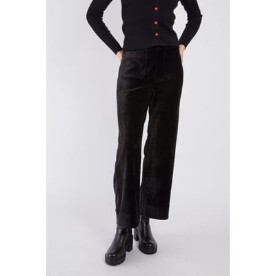 Pantalon droit en velours FLAURIANE DERHY