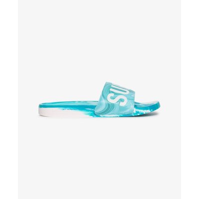 Sandales de piscine véganes marbrées SUPERDRY