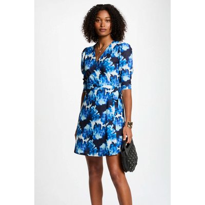 Robe courte ajustée imprimée MORGAN