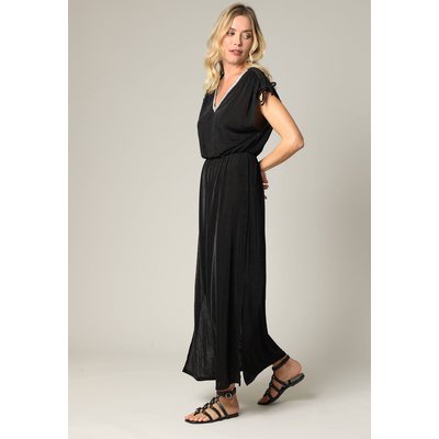 Robe longue en maille fantaisie avec détails fantaisie ROSAJANE DEELUXE