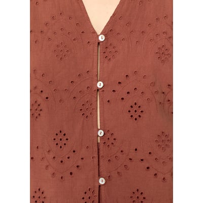 Blouse  brodée sans manches LOLALIZA