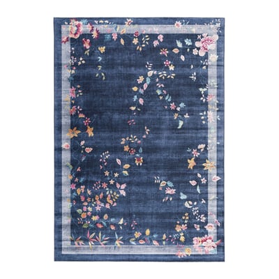 Tapis floral effet velours HORTENSE AFK LIVING