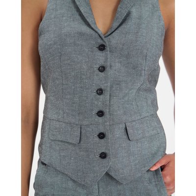 Gilet Robinson mélangé gris INES DE LA FRESSANGE PARIS