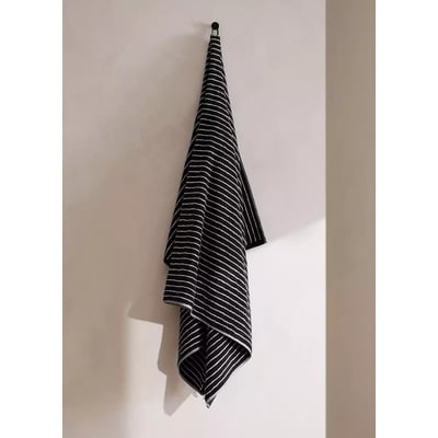 Serviette de bain en coton rayée bicolore MANGO HOME