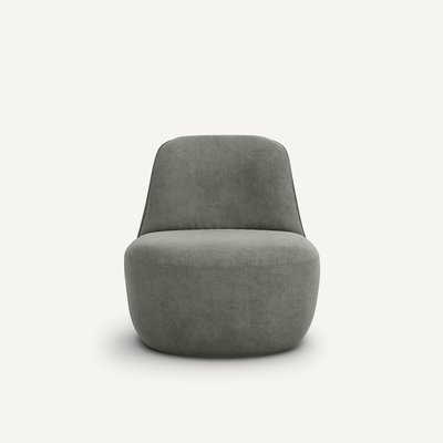 Cadeirão giratório em veludo stonewashed, Rosebury AM.PM