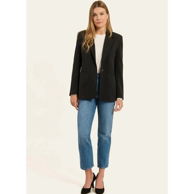 Blazer droit à rayures ROZA NAF NAF