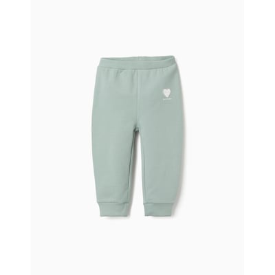 Pantalon en molleton avec doublure en coton peigné et imprimé cœur ZIPPY