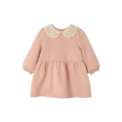 Robe en molleton avec col en crochet VERTBAUDET