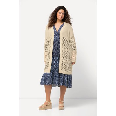 Cardigan long en crochet ULLA POPKEN