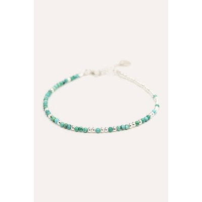 Bracelet Queen Turquoise - Argent YAY PARIS