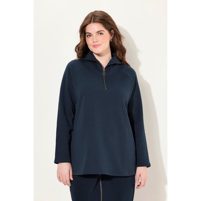 Sweat-shirt en coton bio. Fermeture ULLA POPKEN