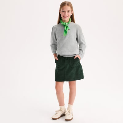 Jupe droite en velours LA REDOUTE COLLECTIONS