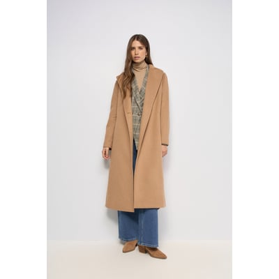 MANTEAU LONG EN DRAP DE LAINE SALSA JEANS
