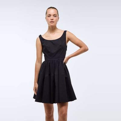 Robe courte à bretelles en coton BIO GOTS MONOPRIX