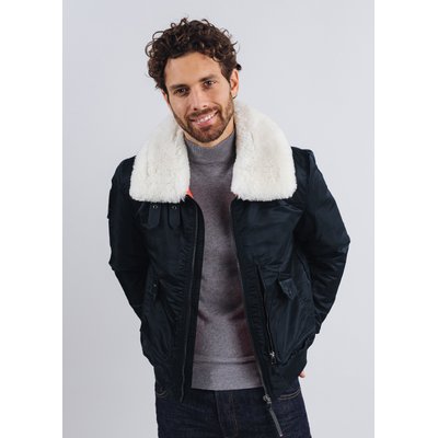 Blouson noir AIRCRAFT PHENIX REDSKINS