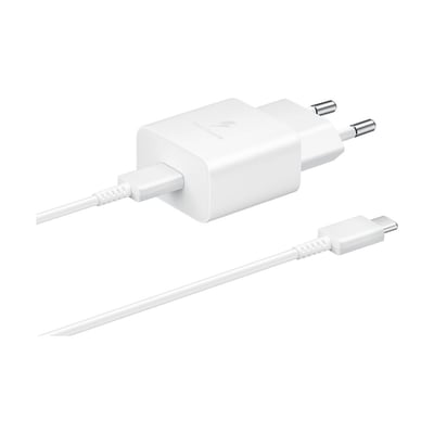 Chargeur USB-C 15W + cable blanc SAMSUNG