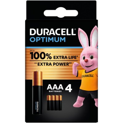 Pile LR03 AAA x4 Optimum DURACELL