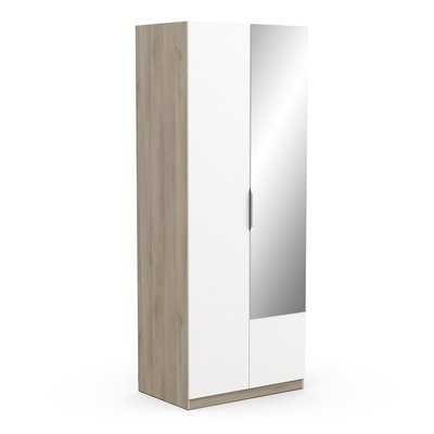 Armoire 2 portes et miroir Ghost - L79,4 cm CALICOSY