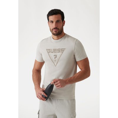 T-Shirt À Broderie Logo Triangulaire GUESS