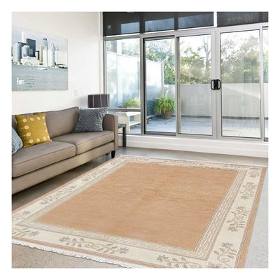 Tapis salon et chambre fait main en laine motif simple NAPISSA UN AMOUR DE TAPIS