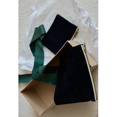 Petite pochette en velours Côleté, VELOURS GABRIELLE PARIS