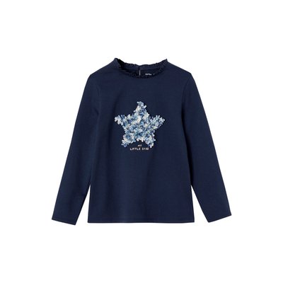 T-shirt motif fantaisie détails froufrous VERTBAUDET