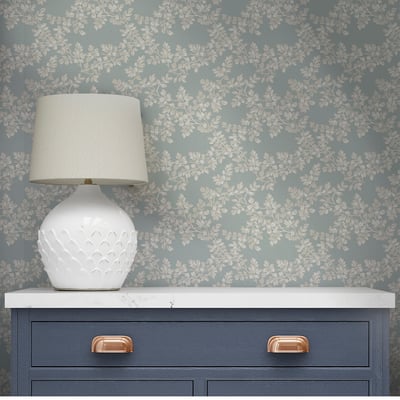 Papier peint Guirlandes fleuries Burnham LAURA ASHLEY