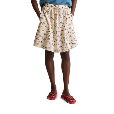 Jupe courte évasée en mélange de viscose avec une légère structure MARC O’POLO DENIM