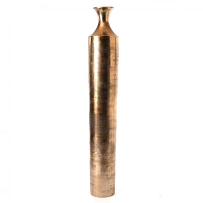 Vase haut en métal cuivré H180 AMADEUS