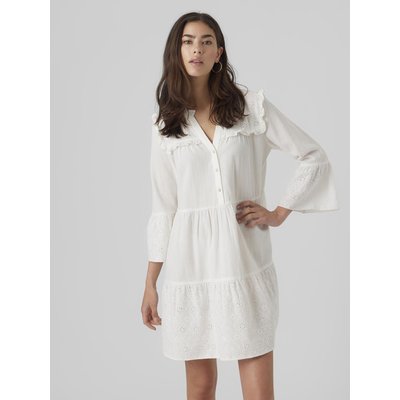 Robe blouse blanche La Redoute