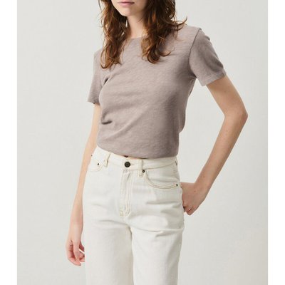 Sonoma Crew Neck T-Shirt with Short Sleeves AMERICAN VINTAGE