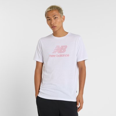 Heathertech Logo T-Shirt T-shirt col rond manches courtes. NEW BALANCE