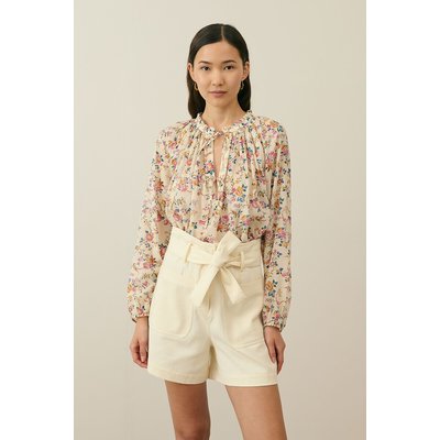 Nicoliana Printed Blouse with Long Sleeves, Loose Fit LOUISE MISHA
