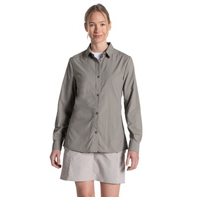 Chemise unie manches longues ALMA CRAGHOPPERS