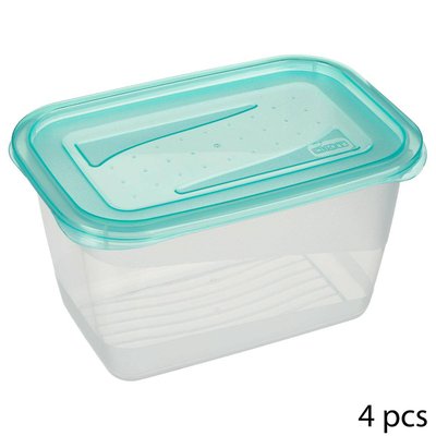 4 boîtes de conservation 0,75L FRESH & FREEZE 5FIVE SIMPLY SMART