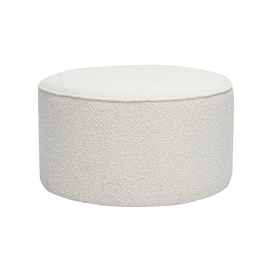 Pouf rond en velours côtelé terre brûlée D70 cm PAUL MILIBOO