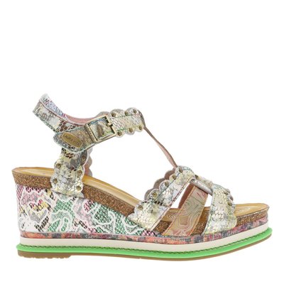 Sandales compensés cuir LAURA VITA