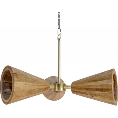Suspension en bois et métal, élégante RECOLLECTION