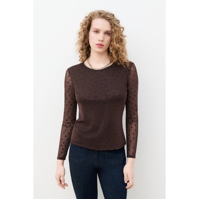 T-shirt ajusté col rond TCECILE CAROLL