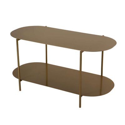Table basse 2 plateaux avec bords arrondis L100 cm - LIV CALICOSY