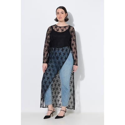 Robe maxi en dentelle, coupe évasée ULLA POPKEN
