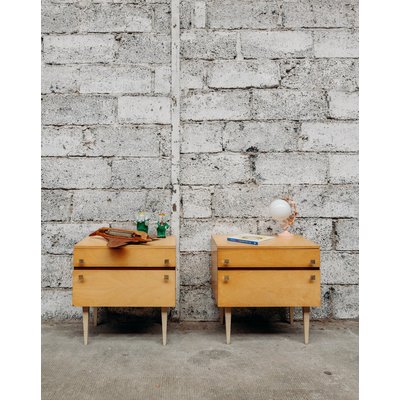 Paire de tables de chevet Maïa N°102 - Bon état DEBONGOUT