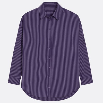 Camicia ampia rigata, Signature APOLLINE LA REDOUTE COLLECTIONS