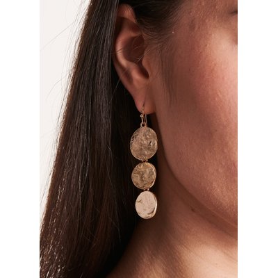 Boucles d'oreilles créoles dorées LA FEE MARABOUTEE