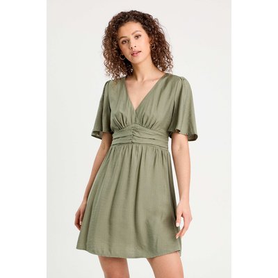 Robe évasée avec fronces CACHE CACHE