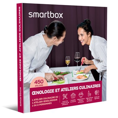 Œnologie et ateliers culinaires- SMARTBOX - Coffret Cadeau Gastronomie SMARTBOX