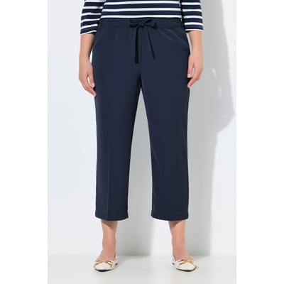 Pantalon 7/8 à pinces. Taille élastique ULLA POPKEN