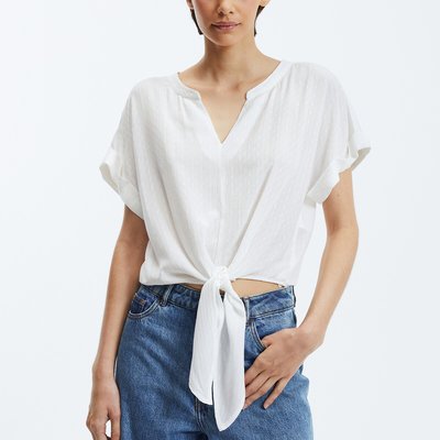Blusa corta da annodare VERO MODA