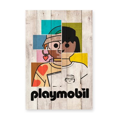 Panneau décoratif en bois Playmobil PLAYMOBIL